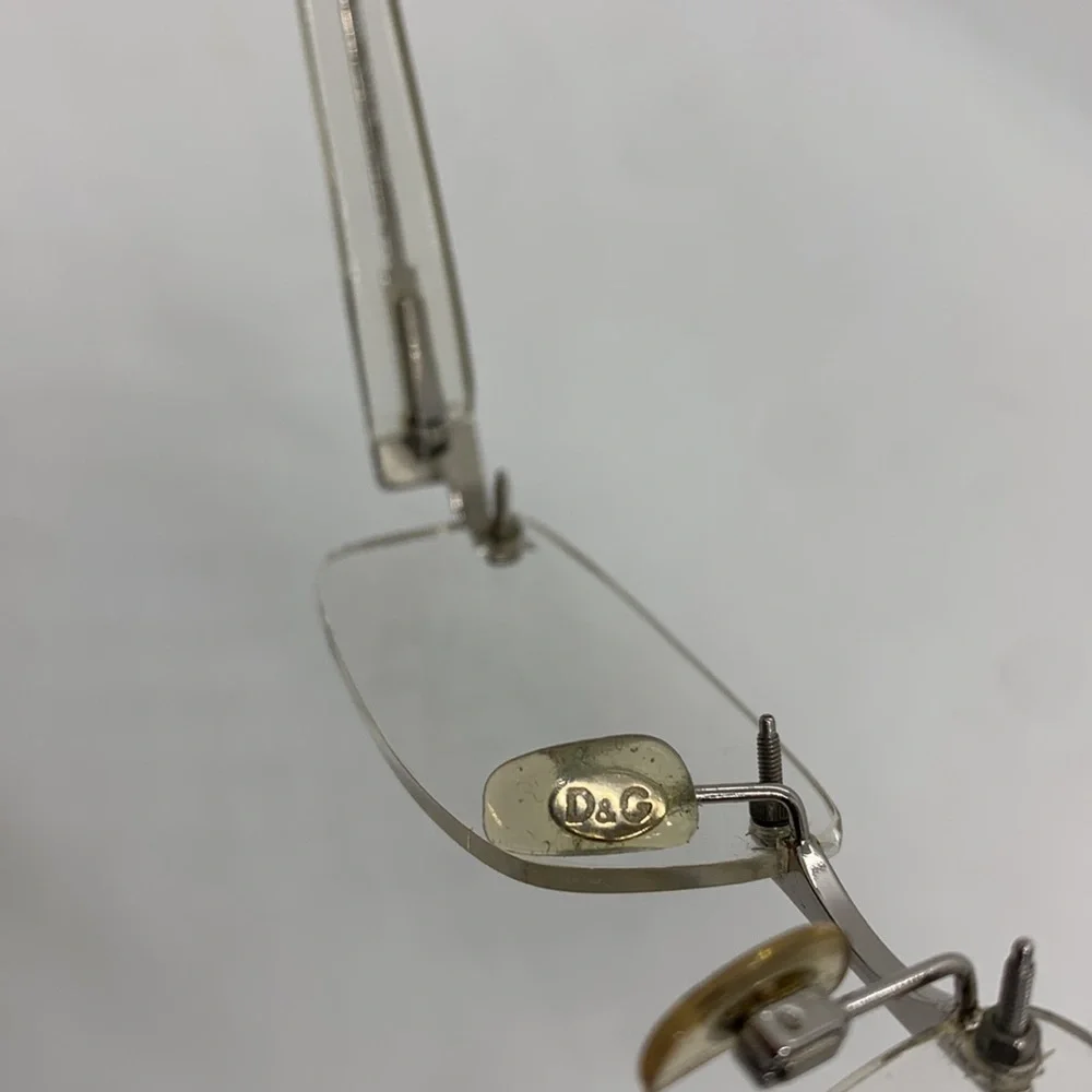 Dolce & Gabbana Glasses Clear Silver Made in Italy 4128 H66 51 16 135 Office